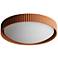 ET2 Souffle 18" Wide Terra Cotta LED Ceiling Light