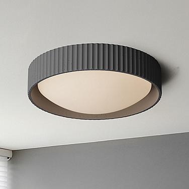 ET2 Souffle 18" Wide Gray LED Ceiling Light