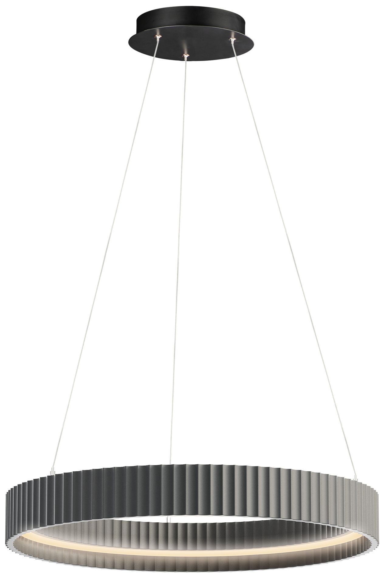 ET2 Souffle 25" Gray LED Ring Pendant