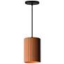 1_ET2 Souffle 5 3/4" Wide Terra Cotta LED Mini Pendant
