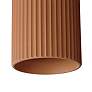 5_ET2 Souffle 5 3/4" Wide Terra Cotta LED Mini Pendant more views