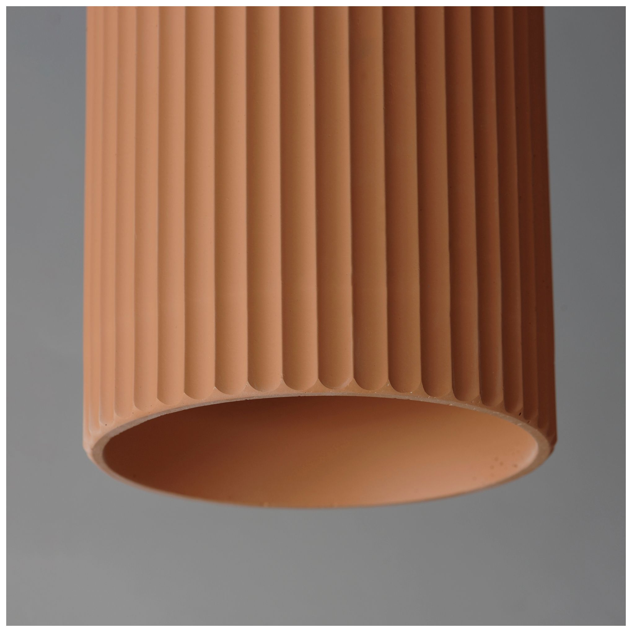 Image 7 ET2 Souffle 5 3/4" Wide Terra Cotta LED Mini Pendant more views