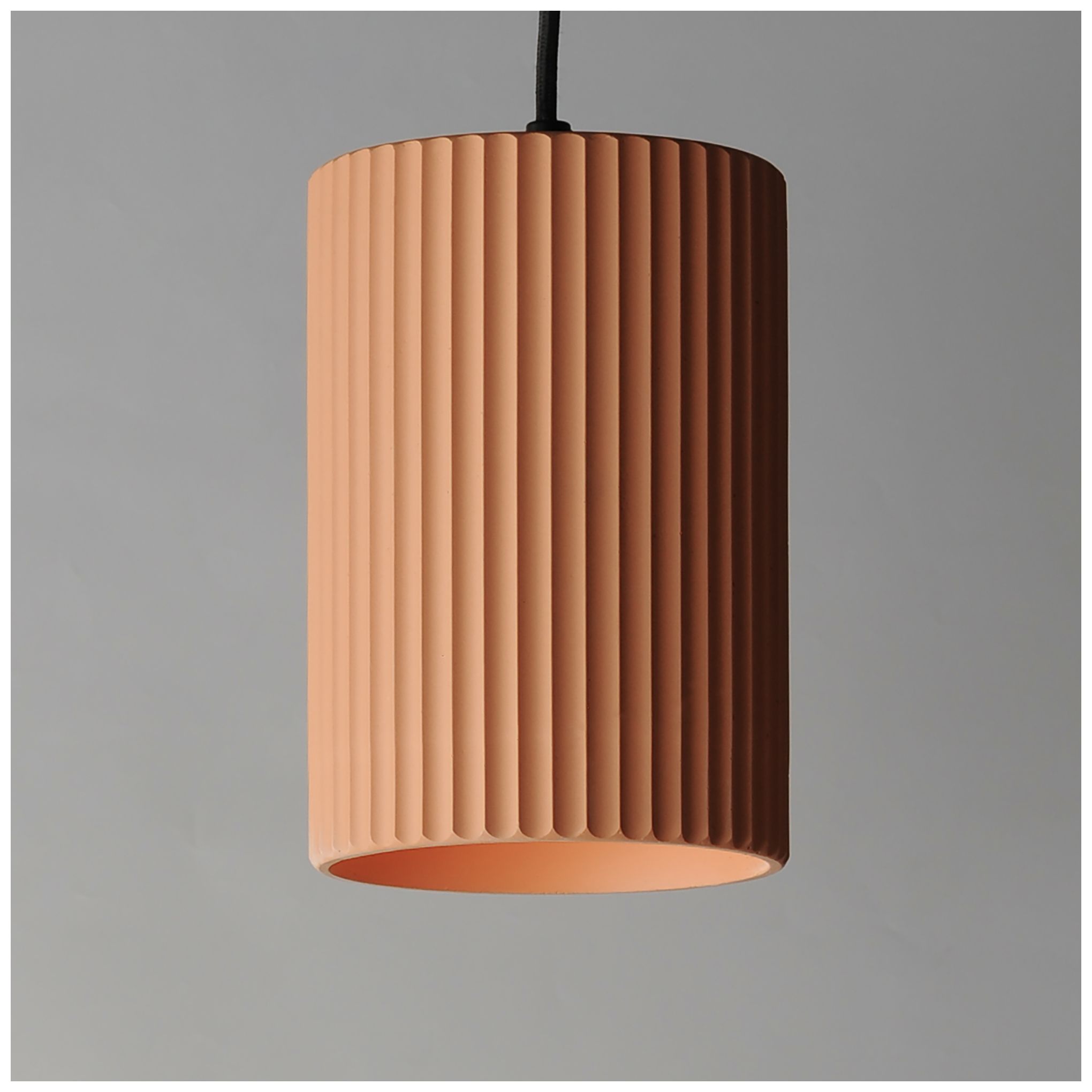 ET2 Souffle 5 3/4" Wide Terra Cotta LED Mini Pendant