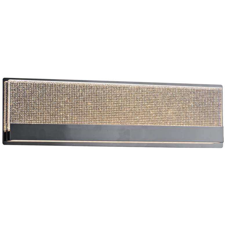 Image 1 ET2 Sparkler 19 3/4" Wide Polished Chrome LED Bath Light