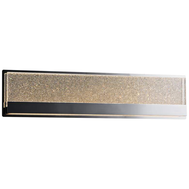 Image 1 ET2 Sparkler 23 1/2" Wide Polished Chrome LED Bath Light