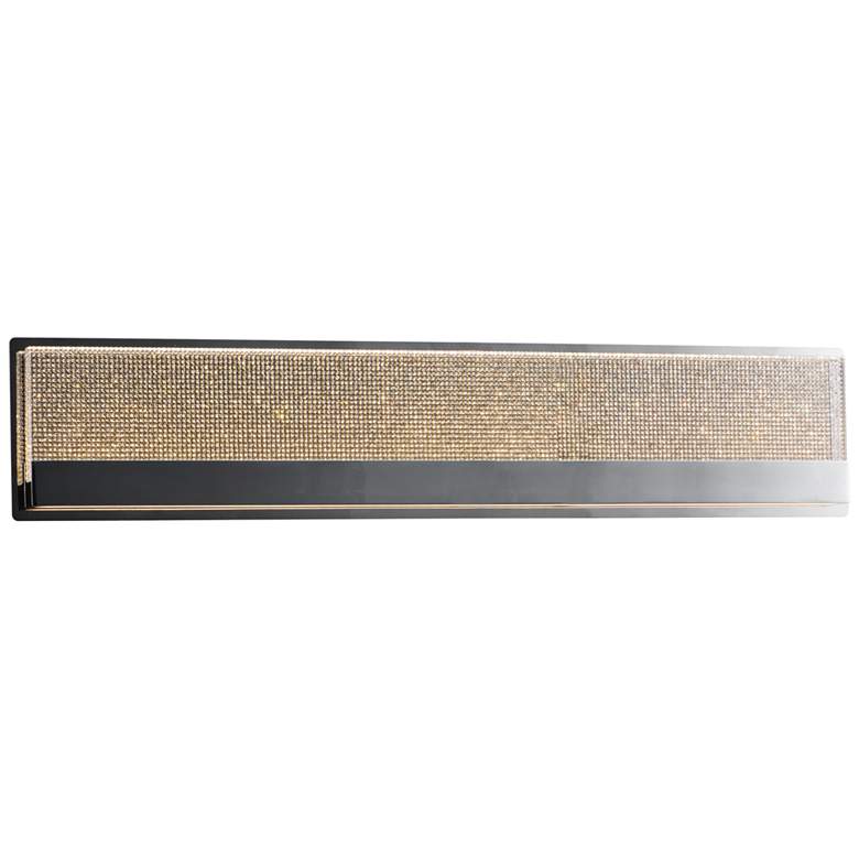 Image 1 ET2 Sparkler 27 1/2" Wide Polished Chrome LED Bath Light