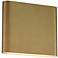 ET2 Spartan 6 1/4"H Natural Aged Brass ADA LED Wall Sconce