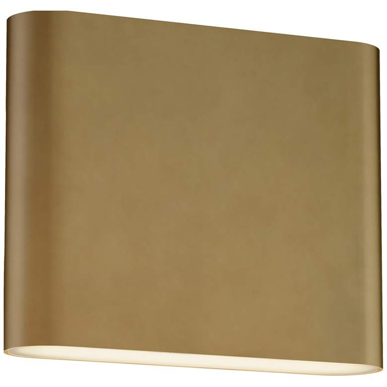 Image 1 ET2 Spartan 6" Natural Aged Brass Indoor Wall Sconce