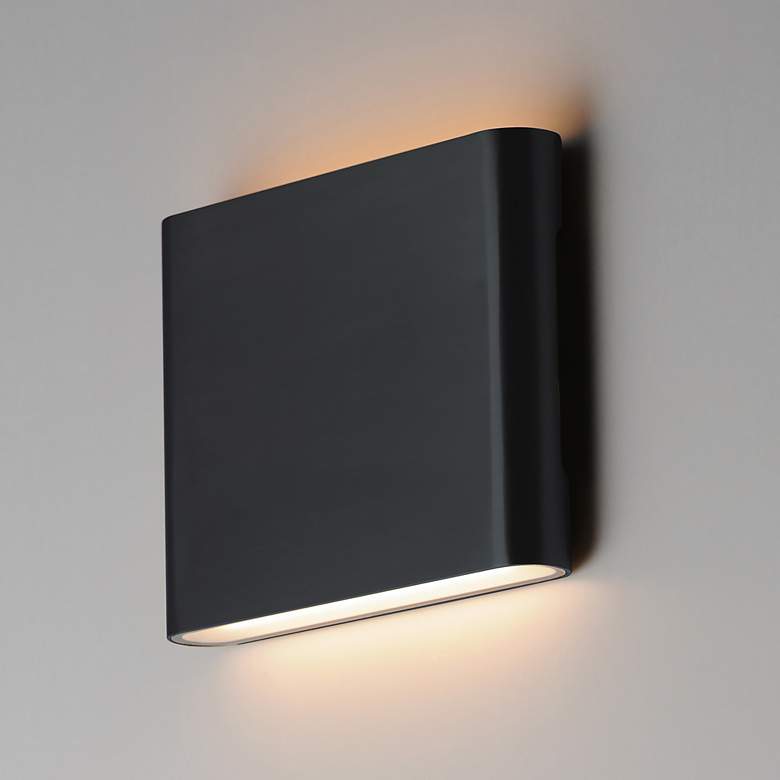 Image 3 ET2 Spartan 9.5" Black Wall Sconce more views