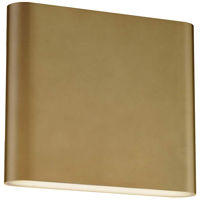 Image 1 ET2 Spartan 9.5" Natural Aged Brass Indoor Wall Sconce