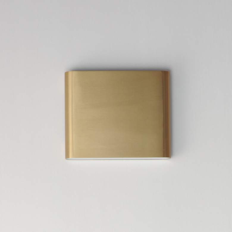 Image 2 ET2 Spartan 9.5" Natural Aged Brass Indoor Wall Sconce more views