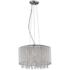 ET2 Spiral 16 3/4" Wide 7-Light Chrome Pendant Light