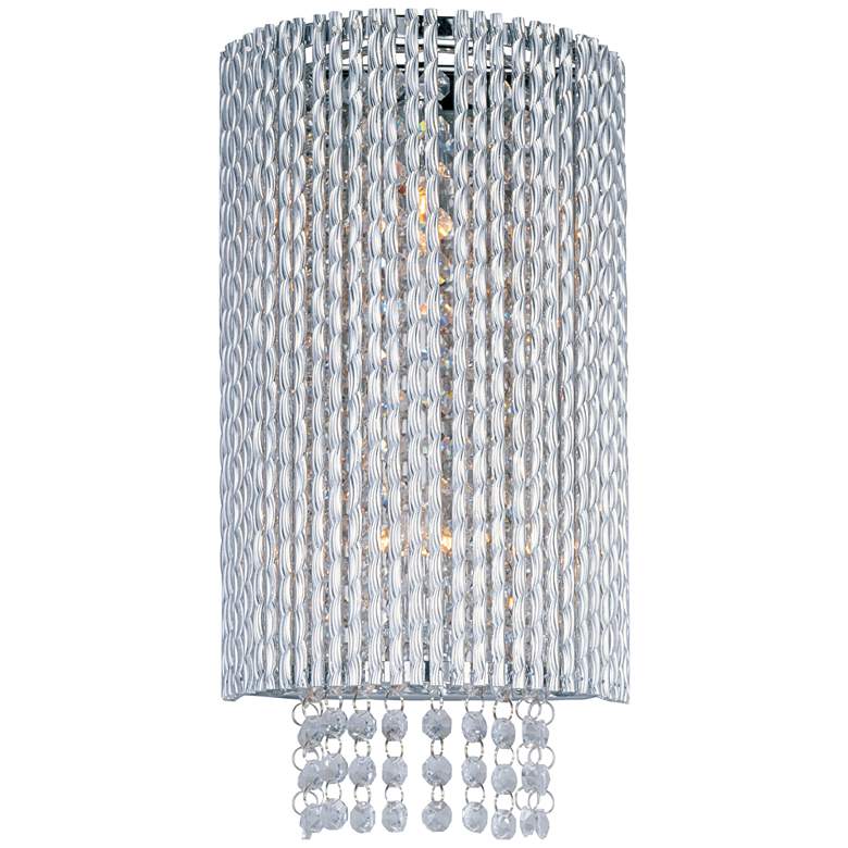 Image 1 ET2 Spiral Polished Chrome 15" High Wall Sconce