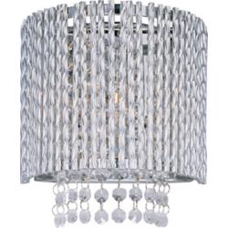ET2 Spiral Polished Chrome 7 1/2&quot; Wide Wall Sconce