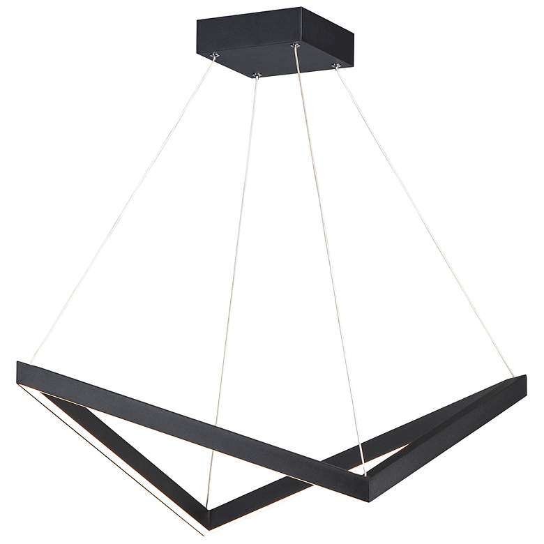 Image 2 ET2 Stealth 21 1/4 inch Wide Black LED Pendant Light