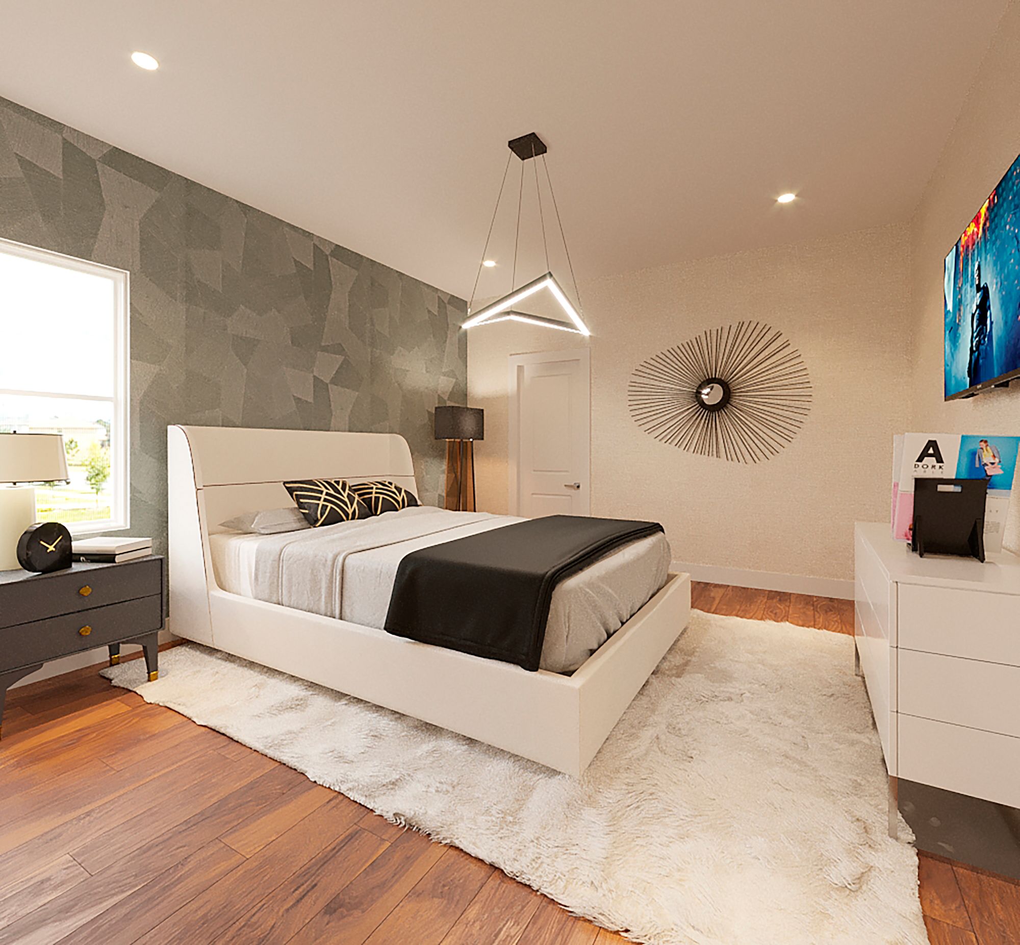 ET2 Stealth 21 1/4" Wide Black LED Pendant Light