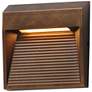 1_ET2 Steppes 4 3/4" High Antique Bronze Small LED Outdoor Wall Sconce