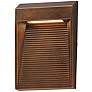 1_ET2 Steppes 6 3/4" High Antique Bronze LED Outdoor Wall Sconce