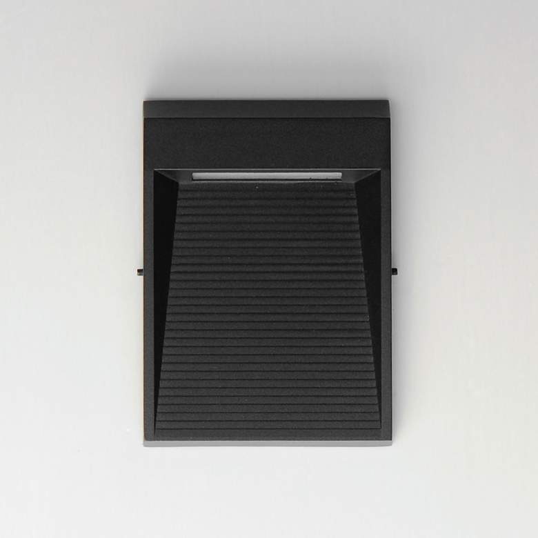 Image 2 ET2 Steppes 6 3/4" High Black LED Outdoor Wall Sconce more views