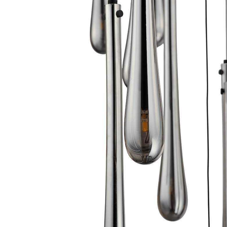 Image 6 ET2 Stillo 25 1/2" Wide Black LED Multi Light Pendant more views
