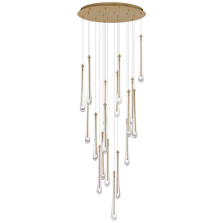 Image 1 ET2 Stillo 25 1/2" Wide Gold LED Multi-Light Pendant