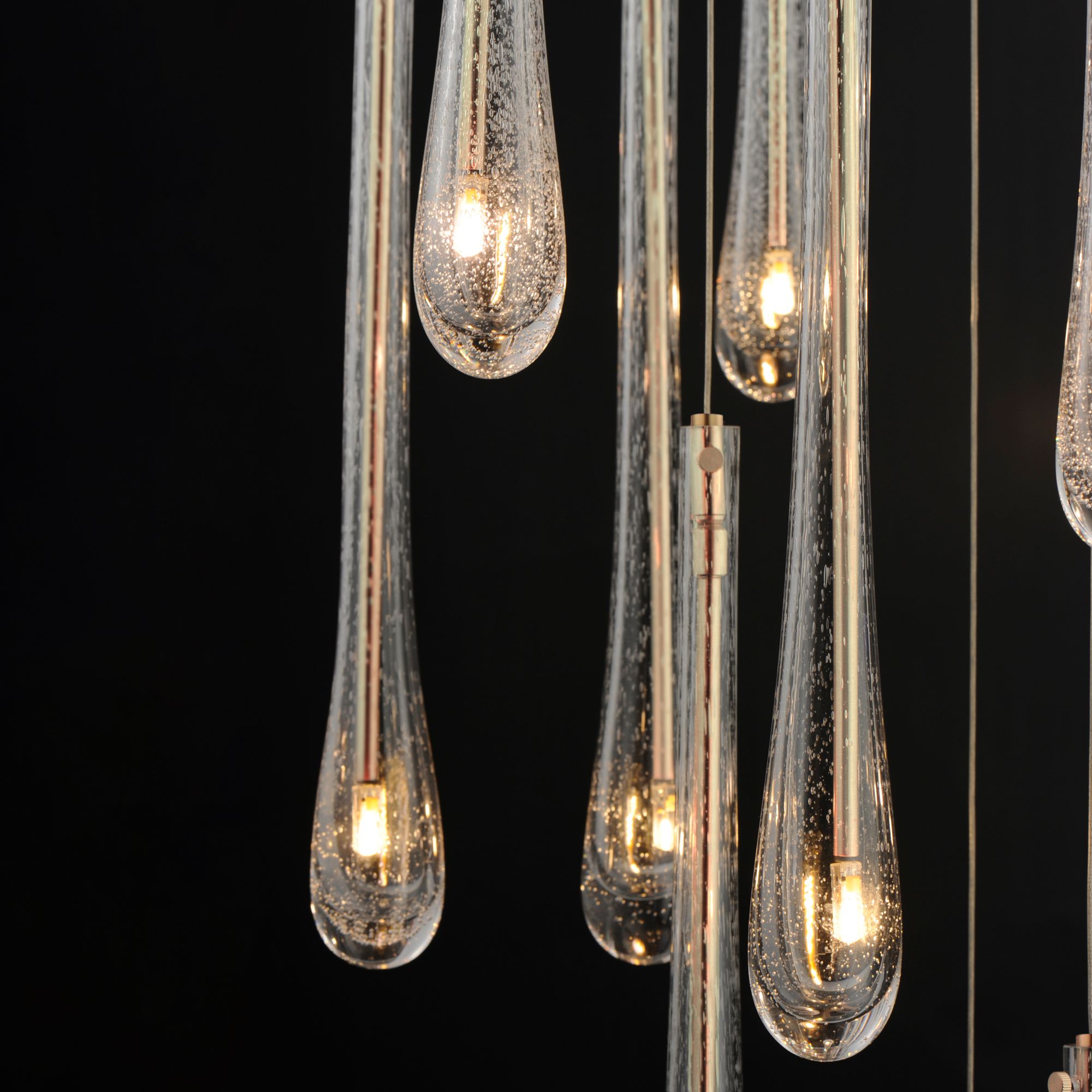 Image 5 ET2 Stillo 25 1/2" Wide Gold LED Multi-Light Pendant more views