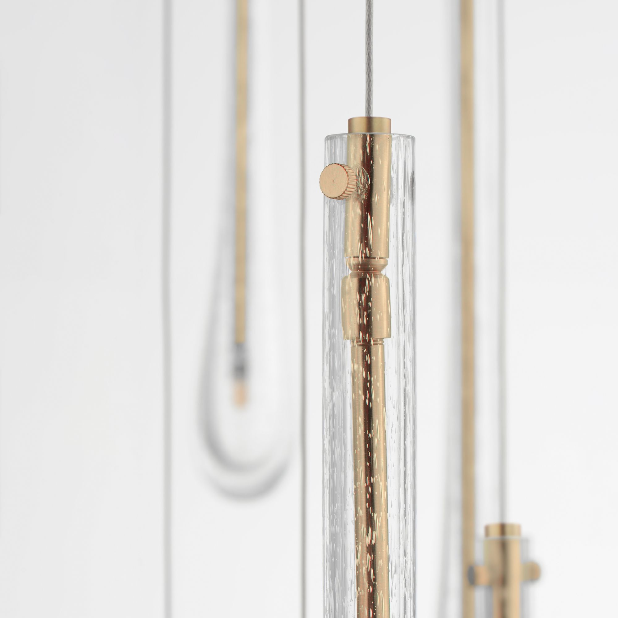 Image 7 ET2 Stillo 25 1/2" Wide Gold LED Multi-Light Pendant more views