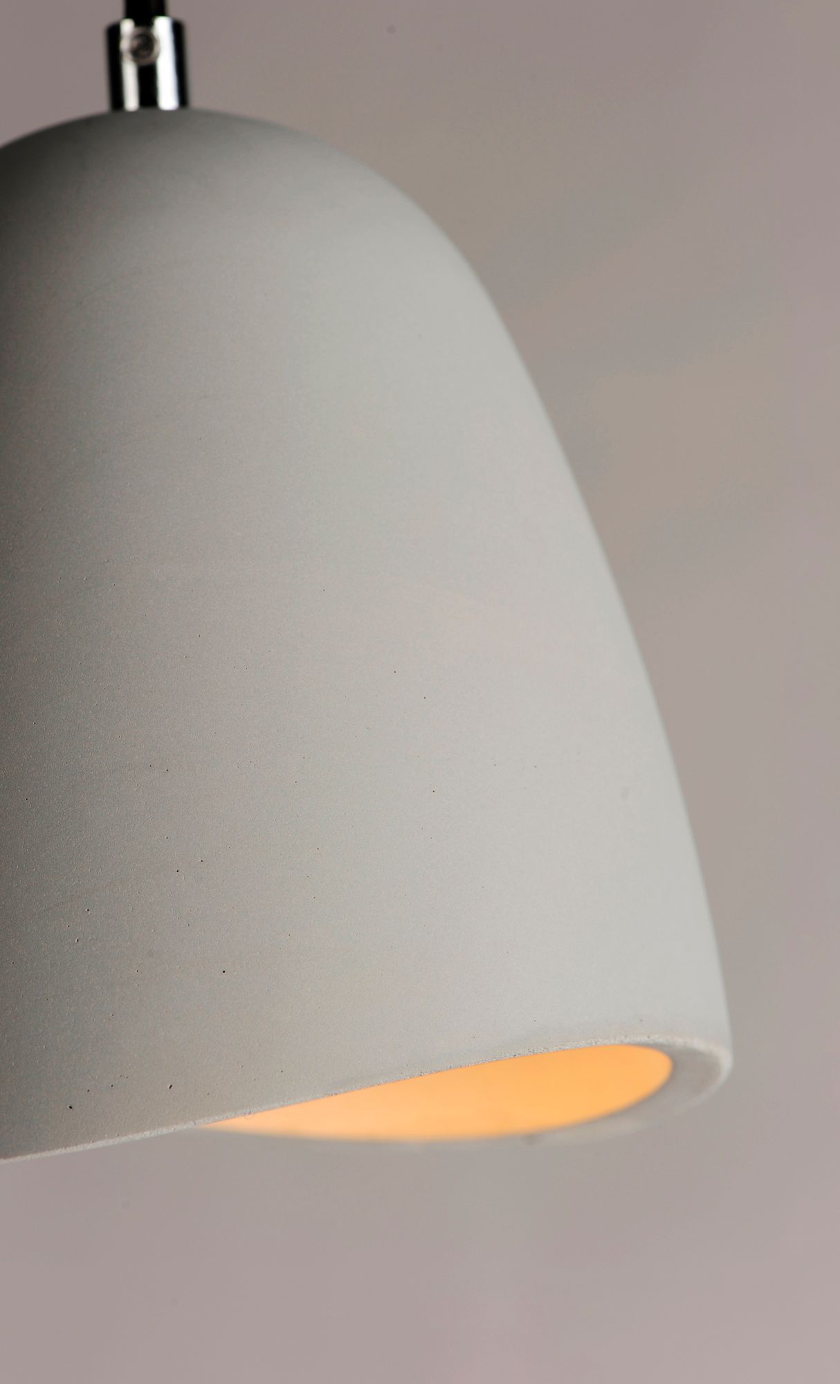 Image 4 ET2 Sway 7" Wide Gray Concrete LED Mini Pendant more views