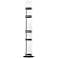 ET2 Syndicate 62" High 5-Light Black and Clear Glass LED Floor Lamp