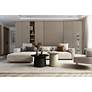 4_ET2 Syndicate 62" High 5-Light Black and Clear Glass LED Floor Lamp more views