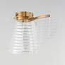 4_ET2 Tartan 12" High Brushed Champagne LED Flush Mount more views