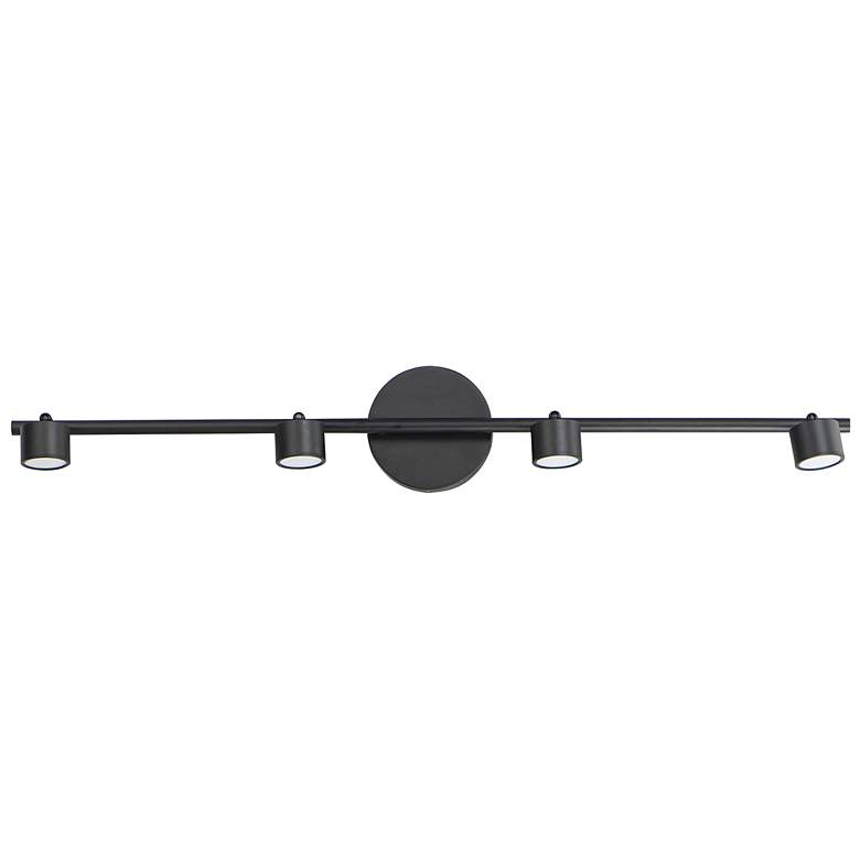 Image 1 ET2 Taylor 4-Light Black Aluminum LED Track Fixture