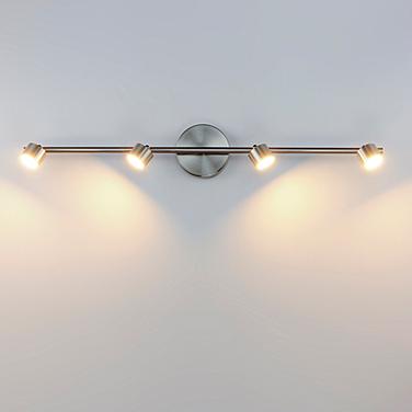 ET2 Taylor 4-Light Satin Nickel Aluminum LED Track Fixture