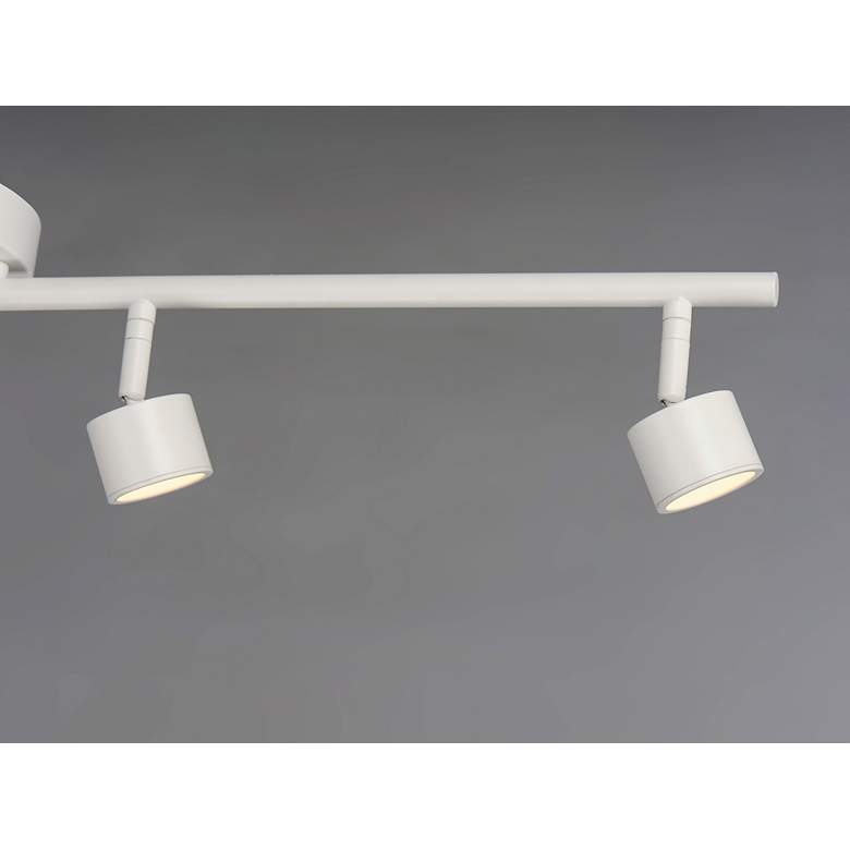 Image 4 ET2 Taylor 4-Light White Aluminum LED Track Fixture more views