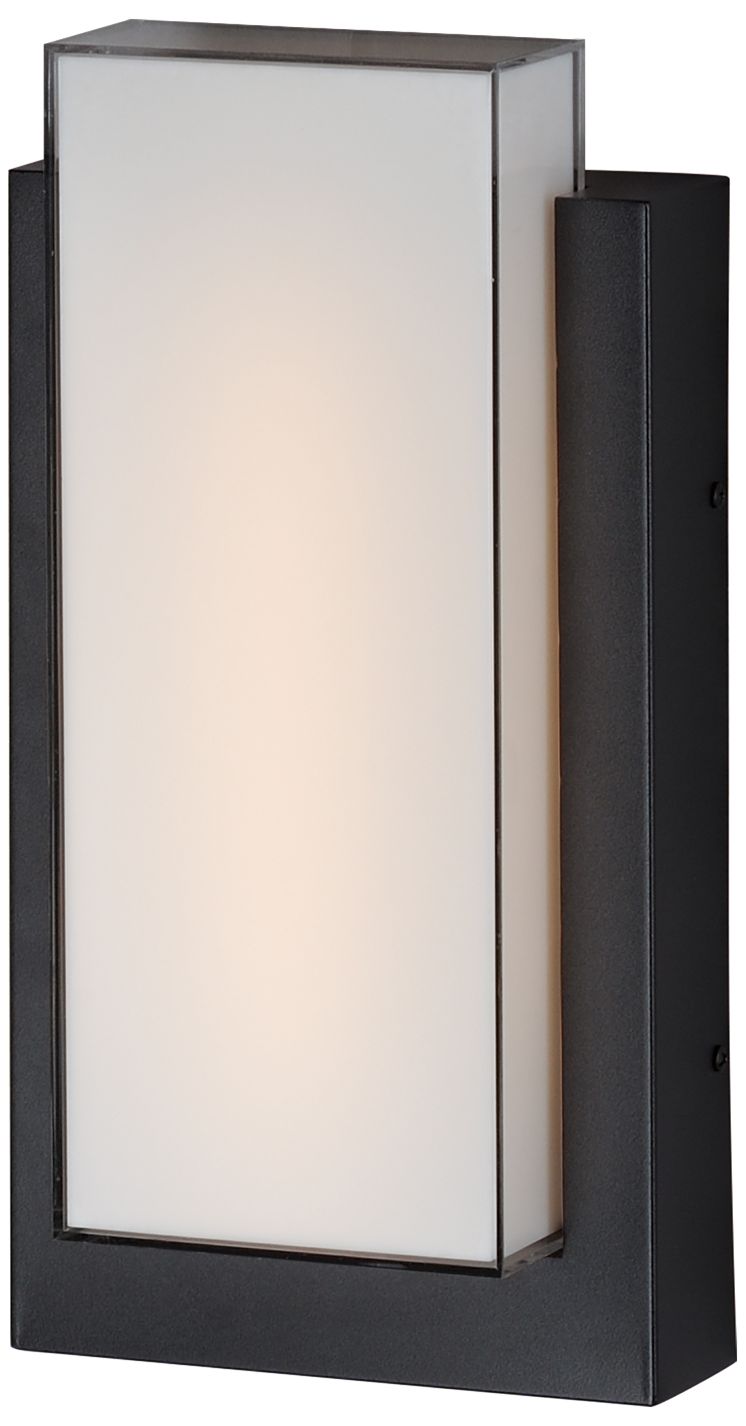 ET2 Tower 15" High Black LED Outdoor Wall Light