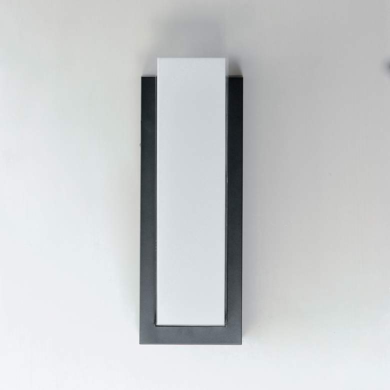 Image 2 ET2 Tower 22" High Black LED Outdoor Wall Light more views