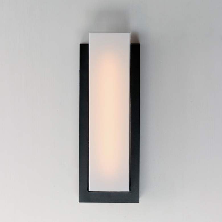 Image 3 ET2 Tower 22" High Black LED Outdoor Wall Light more views