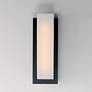 3_ET2 Tower 22" High Black LED Outdoor Wall Light more views