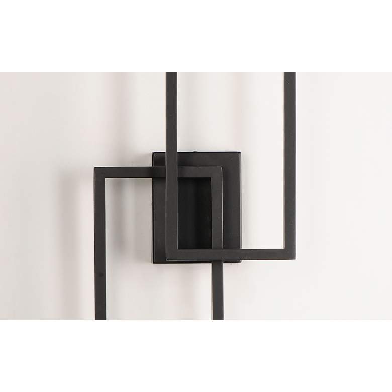 Image 3 ET2 Traverse 19 3/4" High Black LED Outdoor Wall Light more views