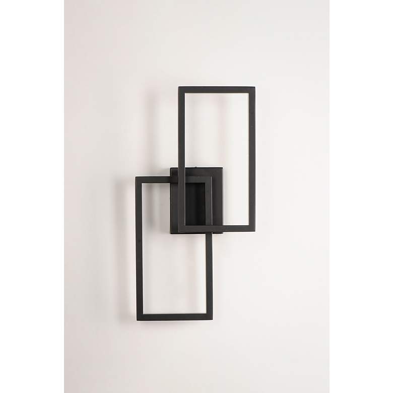 Image 4 ET2 Traverse 19 3/4" High Black LED Outdoor Wall Light more views