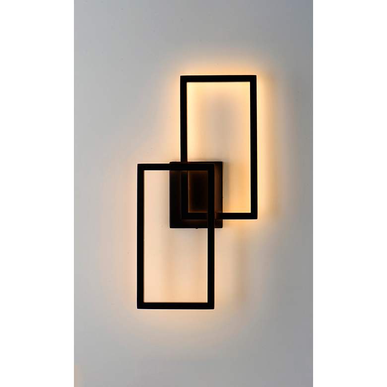 Image 5 ET2 Traverse 19 3/4" High Black LED Outdoor Wall Light more views
