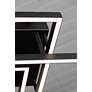 2_ET2 Traverse 35 1/2" Wide Black Geometric LED Ceiling Light more views