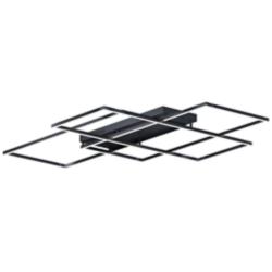 ET2 Traverse 67 3/4" Wide Black LED Ceiling Light