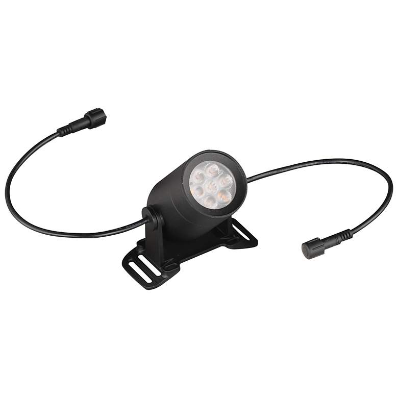 Image 2 ET2 Tree Hugger 3 3/4" High Black Individual Spot Light w Colored Lenses more views