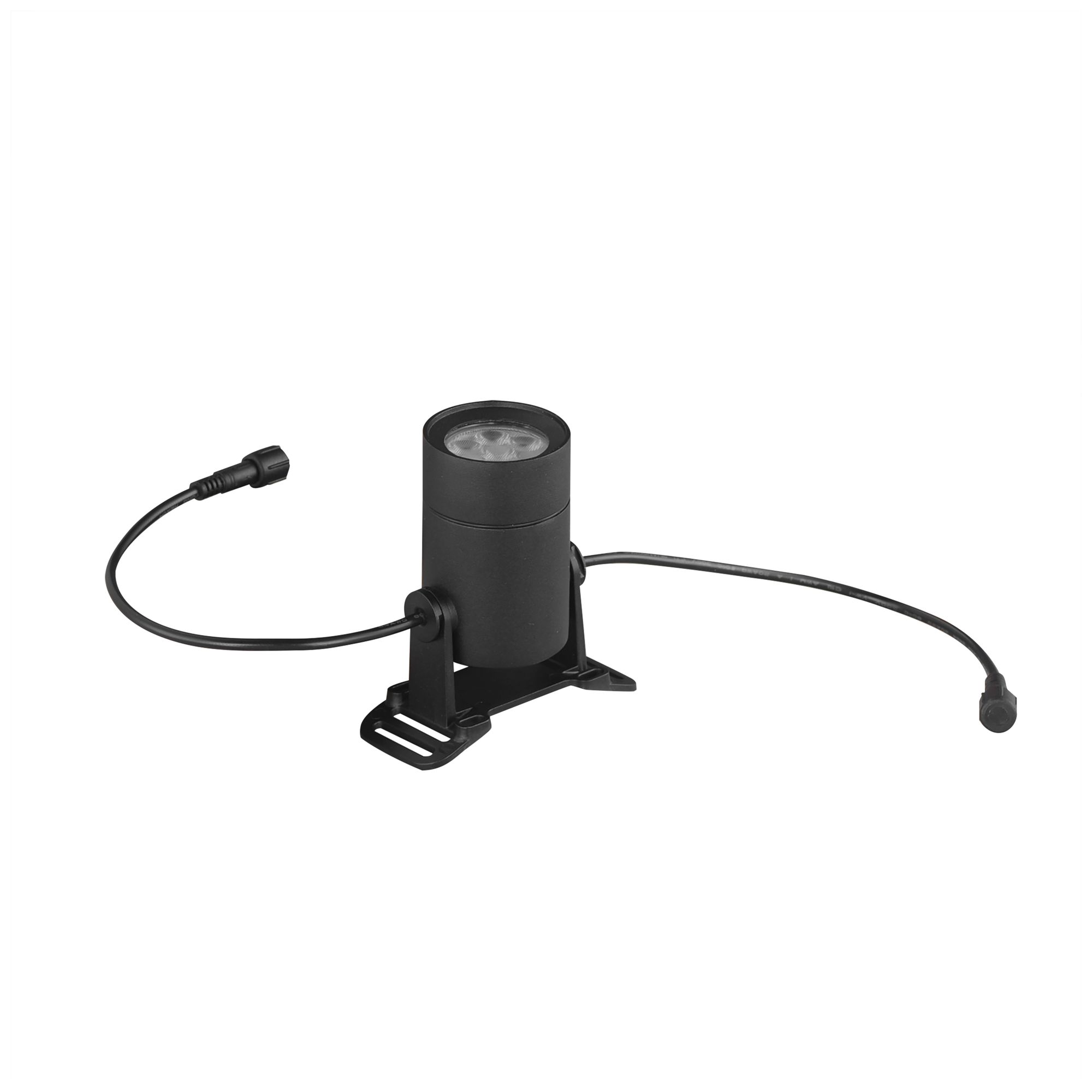 Image 3 ET2 Tree Hugger 3 3/4" High Black Individual Spot Light w Colored Lenses more views