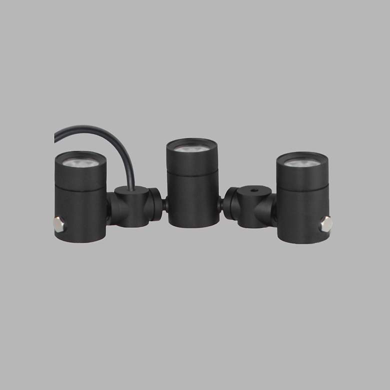 Image 2 ET2 Tree Hugger 3" High Black 3-Light Tree Spot Light more views
