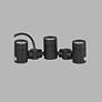 2_ET2 Tree Hugger 3" High Black 3-Light Tree Spot Light more views