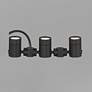 3_ET2 Tree Hugger 3" High Black 3-Light Tree Spot Light more views
