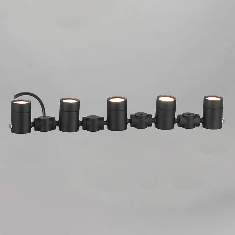 Image 2 ET2 Tree Hugger 3" High Black 5-Light Tree Spot Light more views
