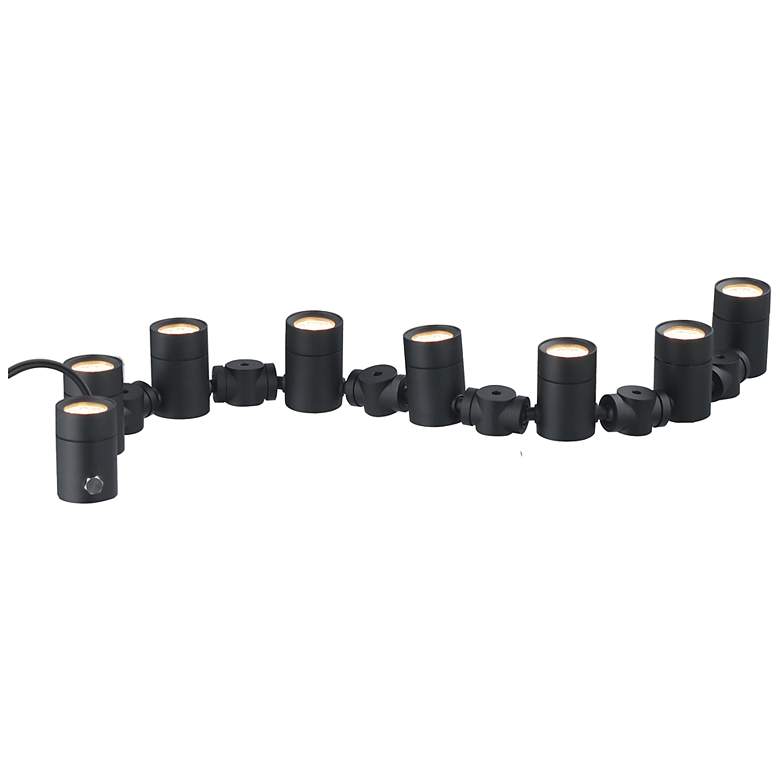 Image 1 ET2 Tree Hugger 3" High Black 8-Light Tree Spot Light